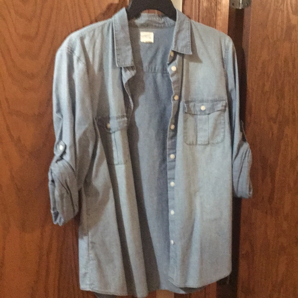 J.Crew Factory Denim Top
